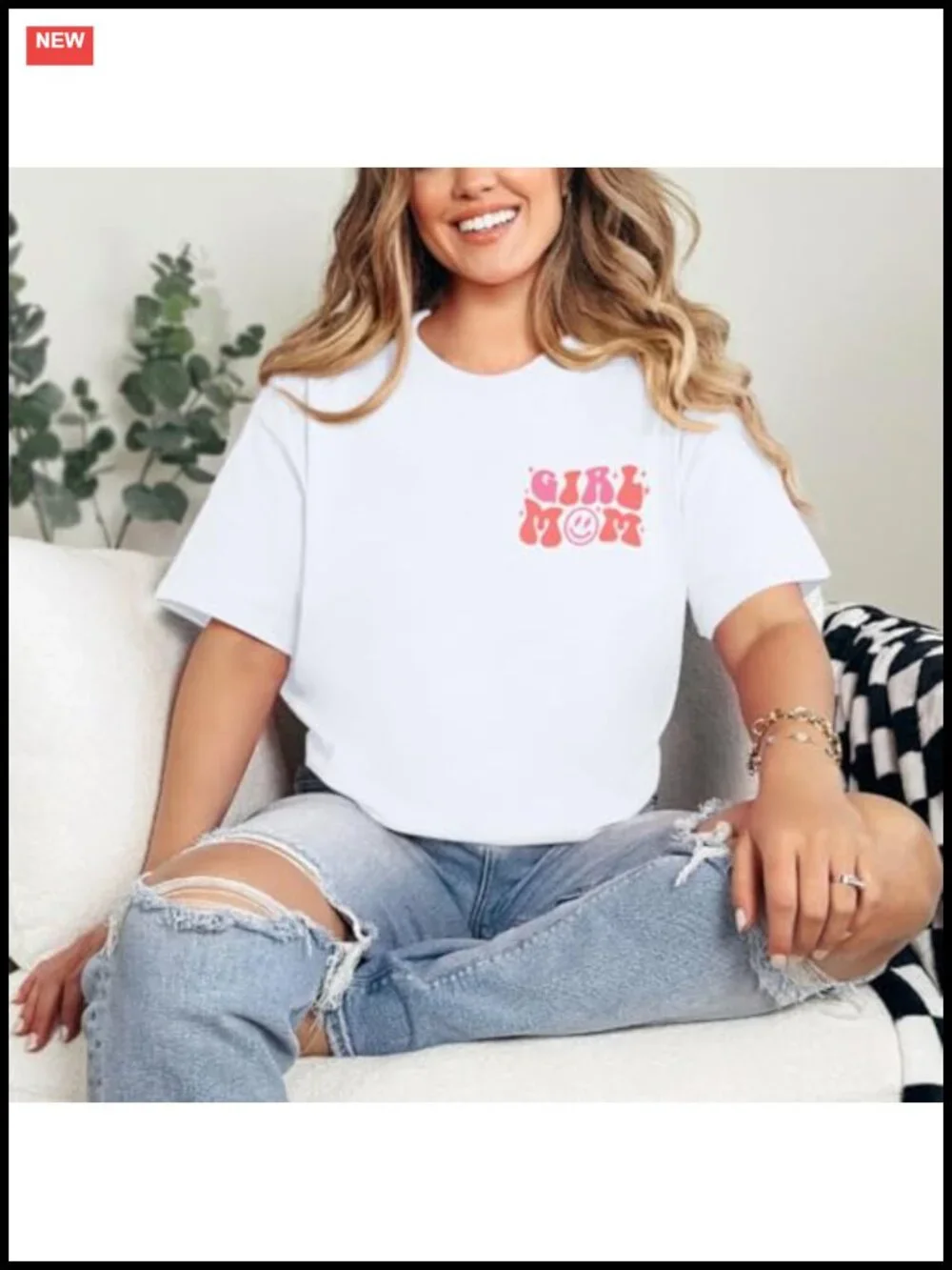 In My Girl Mom Era Shirt Funny Mama Graphic Tee Casual Cotton Blend T-Shirt